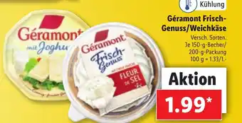 Lidl Géramont Frisch Genuss Weichkäse Angebot