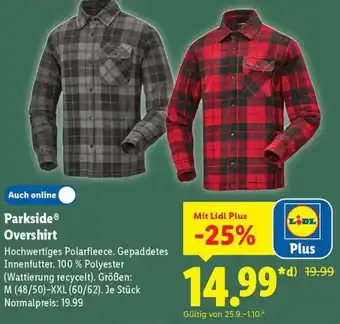 Lidl Parkside Overshirt Angebot