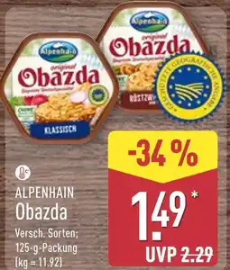 Aldi Nord Alpenhain obazda klassisch Angebot