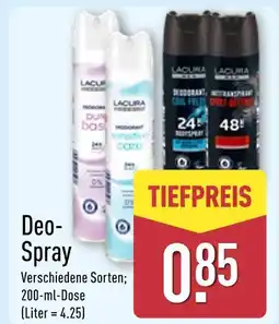 Aldi Nord Lacura deo-spray pure basic Angebot