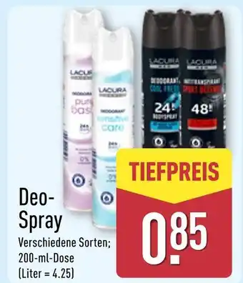 Aldi Nord Lacura deo-spray pure basic Angebot