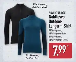 Aldi Nord Adventuridge nahtloses outdoor-langarm-shirt herren Angebot