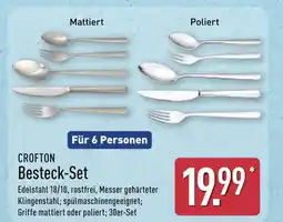 Aldi Nord Crofton besteck-set mattiert Angebot