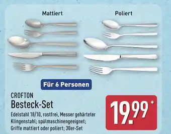 Aldi Nord Crofton besteck-set mattiert Angebot
