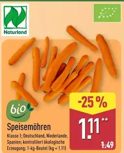 Aldi Nord Naturland speisemöhren Angebot
