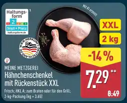 Aldi Nord Meine metzgerei hähnchenschenkel mit rückenstück Angebot