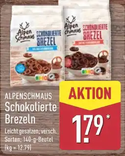 Aldi Nord Alpenschmaus schokolierte brezeln leicht gesalzen Angebot