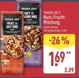Aldi Nord Trader joe's fruit & nut mix exotic Angebot