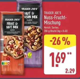 Aldi Nord Trader joe's fruit & nut mix exotic Angebot