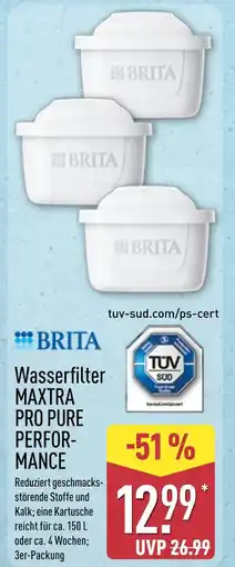 Aldi Nord Brita wasserfilter maxtra pro pure performance Angebot