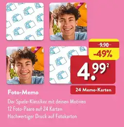Aldi Nord Foto-memo Angebot