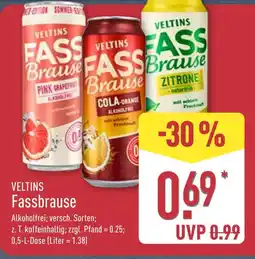 Aldi Nord Veltins fassbrause pink grapefruit Angebot