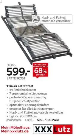 XXXLutz Novel trio 44 lattenrost Angebot