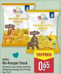 Aldi Nord Mamia bio-knusper-snack karotte Angebot