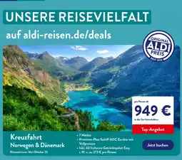 Aldi Nord Kreuzfahrt norwegen & dänemark Angebot