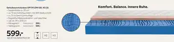 XXXLutz Gelschaummatratze optiflow gel ks 20 Angebot