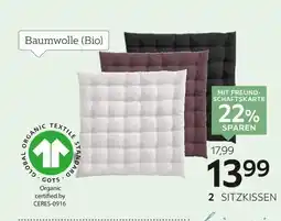 XXXLutz Bio:vio sitzkissen „panama“ Angebot