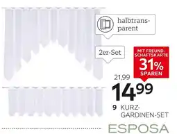 XXXLutz Esposa kurzgardinen-set „bogam“ Angebot
