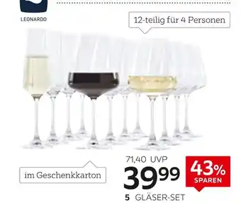 XXXLutz Leonardo gläser-set „paladino“ Angebot