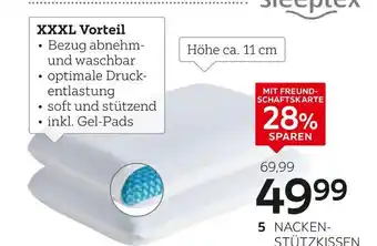 XXXLutz Sleeptex nackenstützkissen „cartino“ Angebot