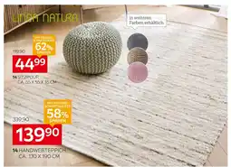 XXXLutz Linea natura handwebteppich „nova“ Angebot
