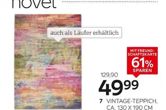 XXXLutz Novel vintage-teppich „rainbow“ Angebot