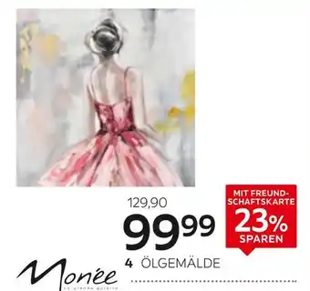 XXXLutz Monée ölgemälde „dame“ Angebot