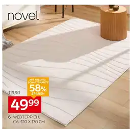 XXXLutz Novel webteppich „wave“ Angebot