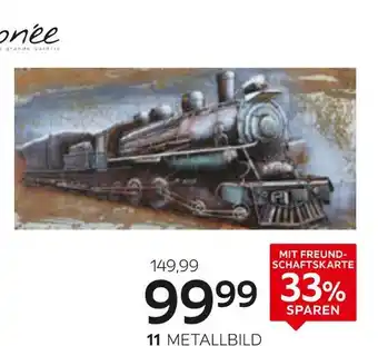 XXXLutz Monee - metallbild „zug“ Angebot