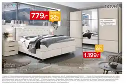 XXXLutz Novel, welnova nachtschrank, boxspringbett oder schwebetürenschrank Angebot