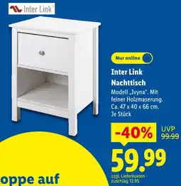 Lidl Inter link nachttisch modell ivyna Angebot