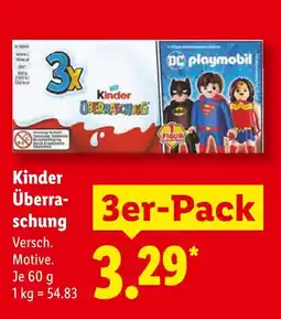 Lidl Kinder überraschung 3er-pack Angebot