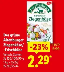 Lidl Altenburger der grüne altenburger ziegenkäse Angebot