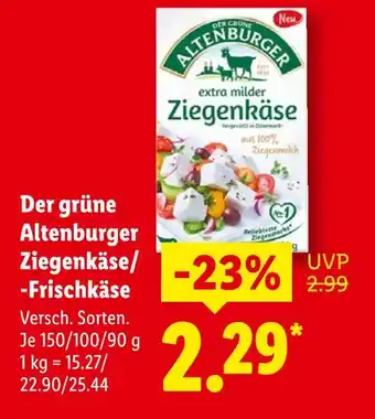 Lidl Altenburger der grüne altenburger ziegenkäse Angebot