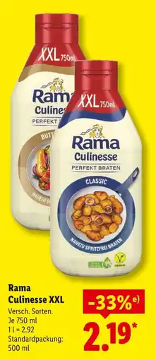 Lidl Rama culinesse xxl classic Angebot