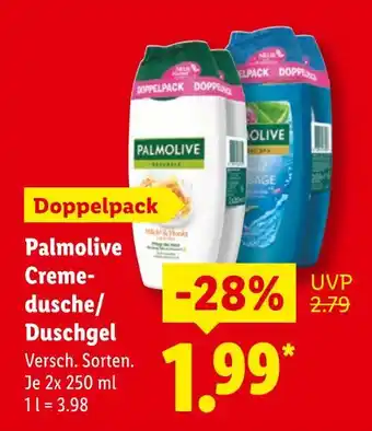 Lidl Palmolive cremedusche/duschgel milch & honig Angebot