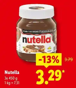 Lidl Nutella nutella Angebot