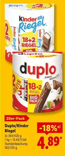 Lidl Kinder riegel Angebot