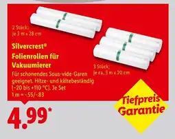 Lidl Silvercrest folienrollen für vakuumierer 2 stück Angebot