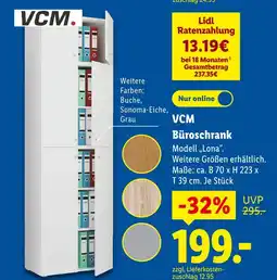 Lidl Vcm büroschrank modell „lona” Angebot