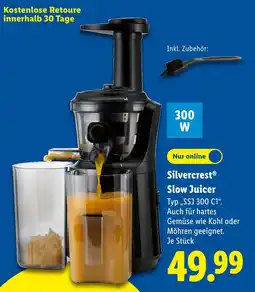 Lidl Silvercrest slow juicer Angebot