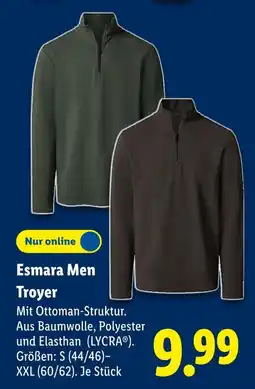Lidl Esmara men troyer Angebot