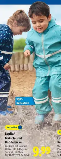 Lidl Lupilu matsch- und buddeljacke Angebot