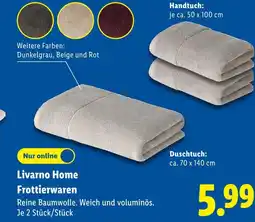 Lidl Livarno home frottierwaren Angebot