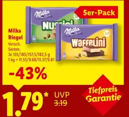 Lidl Milka nussini Angebot
