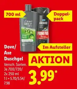 Lidl Dove dove duschgel Angebot