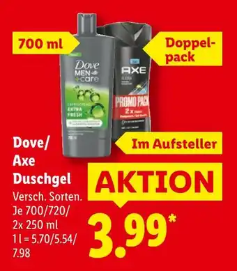 Lidl Dove dove duschgel Angebot
