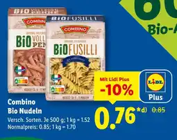 Lidl Combino bio vollkorn penne Angebot