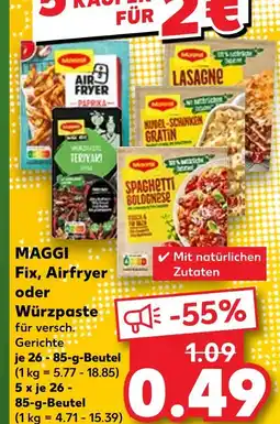 Kaufland Maggi fix Angebot