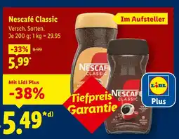 Lidl Nescafé classic Angebot